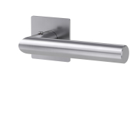 Türgriffgarnitur LUCIA PIATTA S QUATTRO | Flachrosette Rosetten eckig | smart2lock 2.0 R Edelstahl matt