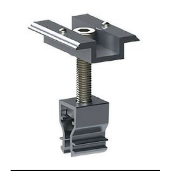 Q.MOUNT Mittelklemme Click mit Pin 30-45 mm silber