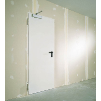 Abverkauf Lagertüren 875x2000 links T30 Brandschutz 42 mm 100 mm Umfassungszarge Leichtbauständerwand ohne RS
