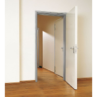 Abverkauf Lagertüren 1000x2000 rechts T30 Brandschutz 42 mm 150 mm Umfassungszarge Leichtbauständerwand ohne RS
