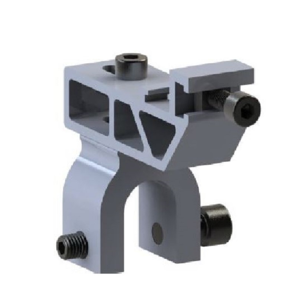 Q.MOUNT Rundfalzklemme mit Schnellmontageadapter für Trägerprofil (TP)