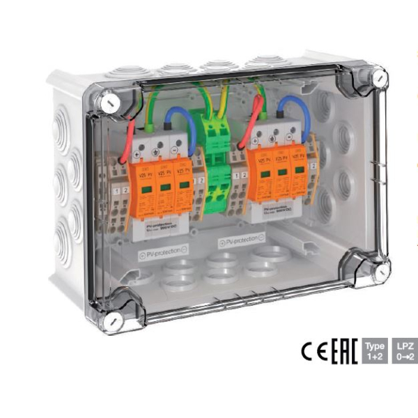 OBO Bettermann Überspannungsbox DC TYP I+II für 2 MPP 2+2