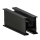 Q.MOUNT Modultragprofil 37 2200 mm Alu | schwarz - nur Abholung
