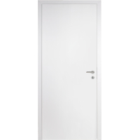 Inntentür flächenbündig Durat Weißlack Dekor 959x2097 links 265-285