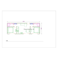 Stahlleichtbau Bausatz mobiles Tiny House 47m²