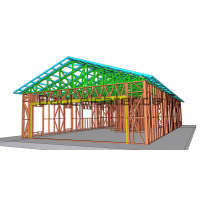 Stahlleichtbau Bausatz Wohnhaus  - 141m²