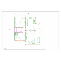 Stahlleichtbau Bausatz Wohnhaus  - 72m²