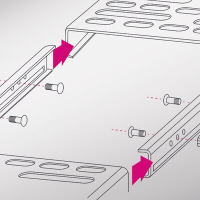 Rostverbinder für Blechprofilroste