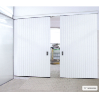 Hängeschiebetor ungedämmt zweiflügelig oben + unten 5500 x 2750
