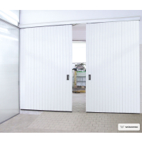 Hängeschiebetor ungedämmt zweiflügelig oben + unten 7500 x 4250