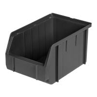 Sichtlagerkästen / Stapelboxen Größe 3 Grau 230 x 151 x 130