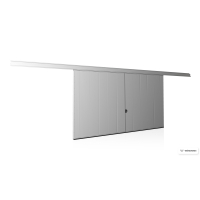 Hängeschiebetor SlidePro zweiflügelig 3000 x 2500