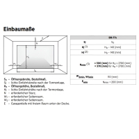 Garagen- Rolltor 3800 x 2300