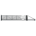 Freitragendes Schiebetor PI 95 Gitterpaneel VEGA B 6000 x 1200
