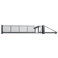 Freitragendes Schiebetor PI 95 Rohrfüllung fi 25 mm 4500 x 2000