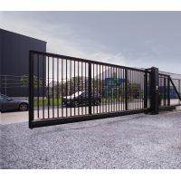 Freitragendes Schiebetor PI 95 Rohrfüllung fi 25 mm 5000 x 1500