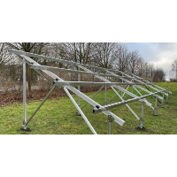 Freiland Aufständerung für 14 Solarmodule Genehmigungsfrei*