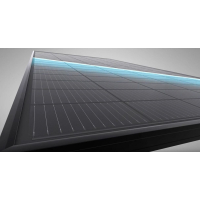 Freiland Aufständerung für 18 Solarmodule | erhöhte Anforderung | 25°
