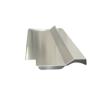 Blechziegel | Metalldachplatte passend für Braas Rubin 15 V Alu blank