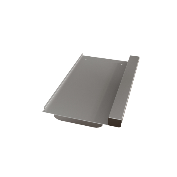 Blechziegel | Metalldachplatte passend für Braas Topas 11 V Alu blank