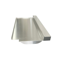 Blechziegel | Metalldachplatte passend für Creaton CANTUS Alu blank