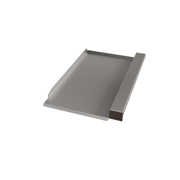 Blechziegel | Metalldachplatte passend für Creaton DOMINO Alu blank