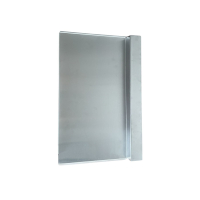 Blechziegel | Metalldachplatte passend für Creaton DOMINO Alu blank