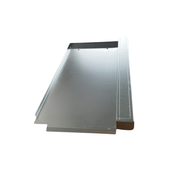 Blechziegel | Metalldachplatte passend für Creaton RUSTICO Alu blank