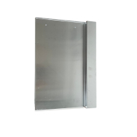 Blechziegel | Metalldachplatte passend für Nelskamp | NIBRA Glatt-Ziegel G 10 Alu blank