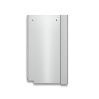 Blechziegel | Metalldachplatte passend für Erlus Linea (485 x 290) Alu blank