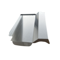 Blechziegel | Metalldachplatte passend für Erlus Mönnch- und Nonnenziegel Alu blank