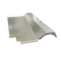 Blechziegel | Metalldachplatte passend für Meindl Romanokremper L21 Alu blank