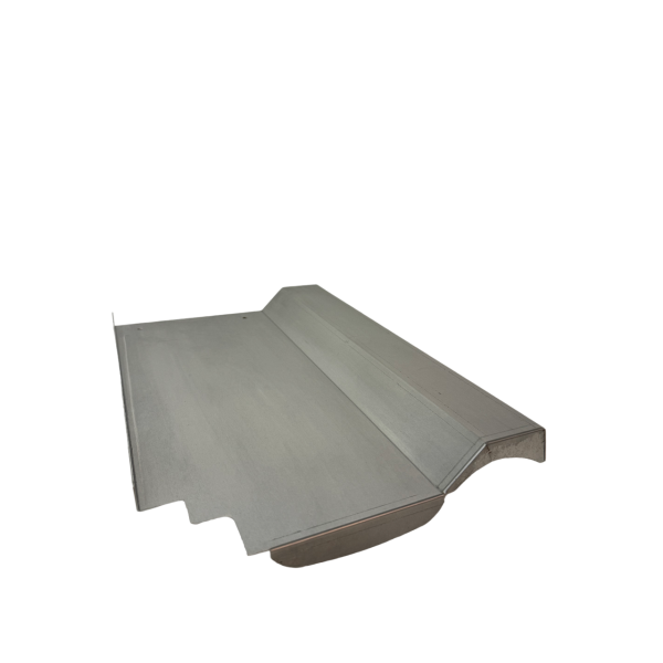 Blechziegel | Metalldachplatte passend für Bogener Flachdachpfanne Alu blank