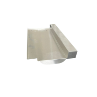 Blechziegel | Metalldachplatte passend für Bott Doppelfalzpfanne Z 22 Alu blank