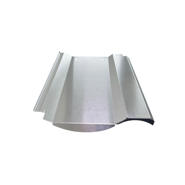 Blechziegel | Metalldachplatte passend für ABC Flachdachziegel Modena 11 Alu blank