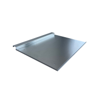 Blechziegel | Metalldachplatte passend für Eternit Kapstadt Alu blank