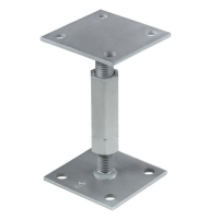 Pfostenträger höhenverstellbar (100x100)
