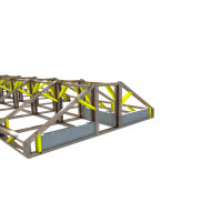 PV Freiland-Tisch Ost/West-Ausrichtung | Aufständerung für 2-24 Q-Cells Solar Module