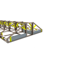 PV Freiland-Tisch Ost/West-Ausrichtung | Aufständerung für 2-24 Qcells Solar Module