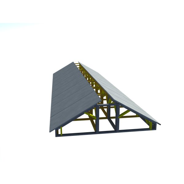 Ost/West Solar Freiland Aufständerung für 2 Q-Cells Module