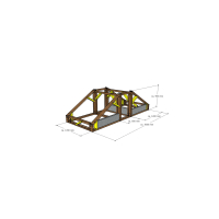 Ost/West Solar Freiland Aufständerung für 2 Q-Cells Module