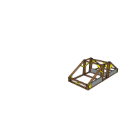 Ost/West Solar Freiland Aufständerung für 2 Qcells Module