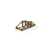 Ost/West Solar Freiland Aufständerung für 8 Q-Cells Module