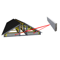 Ost/West Solar Freiland Aufständerung für 8 Qcells Module