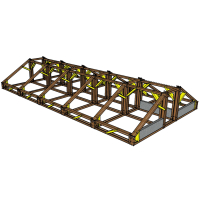 Ost/West Solar Freiland Aufständerung für 10 Q-Cells Module