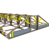 Ost/West Solar Freiland Aufständerung für 10 Q-Cells Module