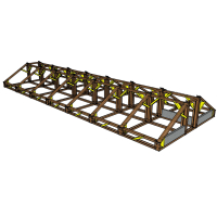 Ost/West Solar Freiland Aufständerung für 14 Q-Cells Module