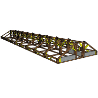 Ost/West Solar Freiland Aufständerung für 18 Qcells Module