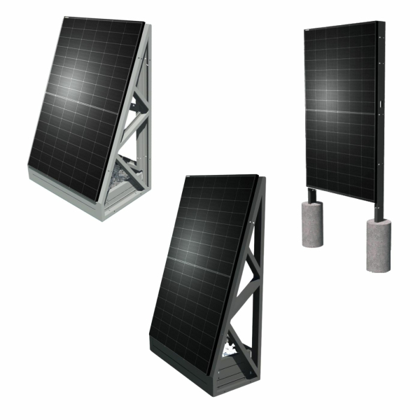 Solarzaun mit Q-Cells Solarmodul Q.TRON BLACK 435 Wp Bifazial | Glas-Glas