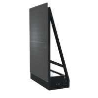Solarzaun - freistehend 90 Grad* Verzinkt ohne PV Modul - 99% UPCYCLING